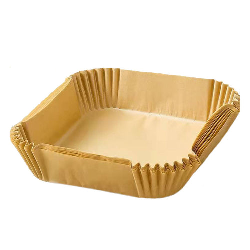 Air Fryer Silikone Holz Papier