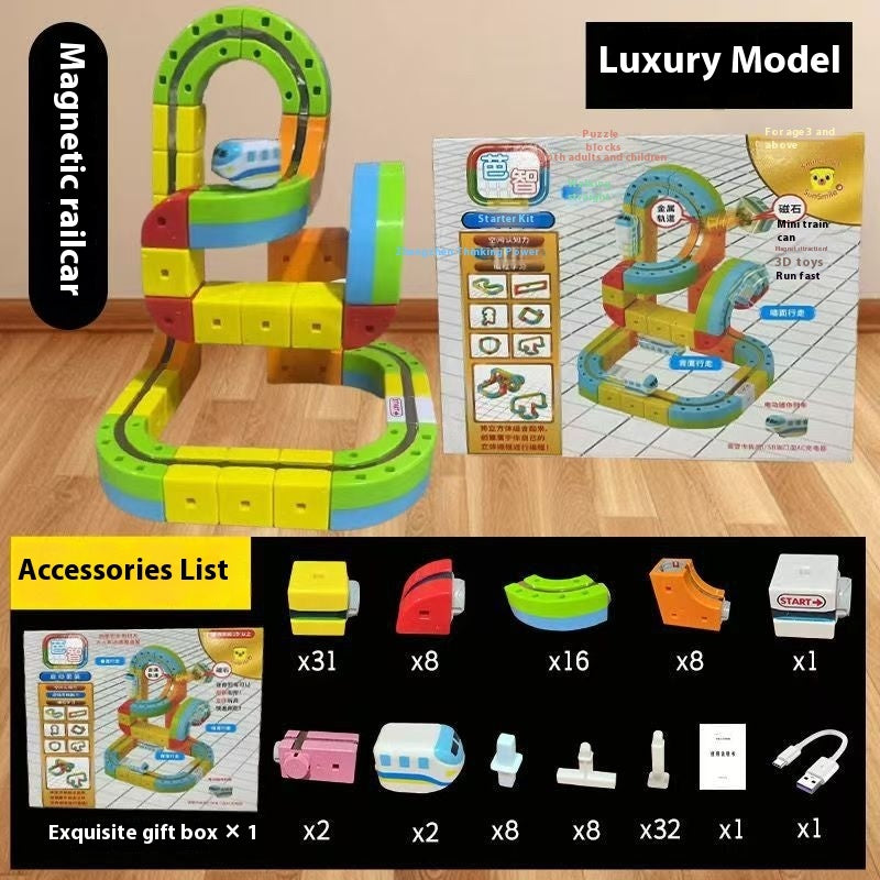 Kinder Magnetbahn Spielzeug