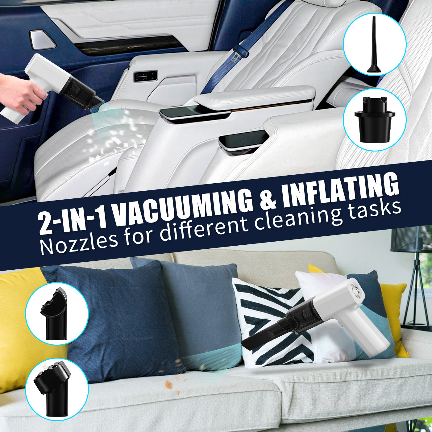 Staubsauger perfekt geeignet für zuhause und das Auto